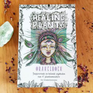 Orakelboek bij deck Healing Plants de Orakelmeisjes