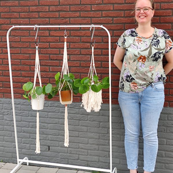 Collectie macramé plantenhangers