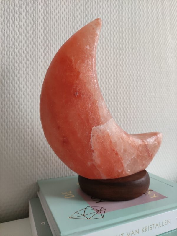Zoutlamp maan oranje kinderkamer luchtzuiverend 4